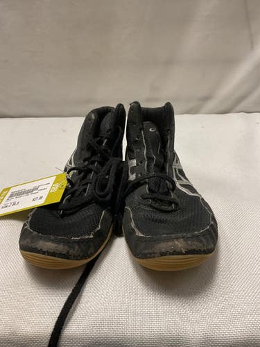Used Asics Wrestling Shoes Black Junior 04.5 11490-S000267072