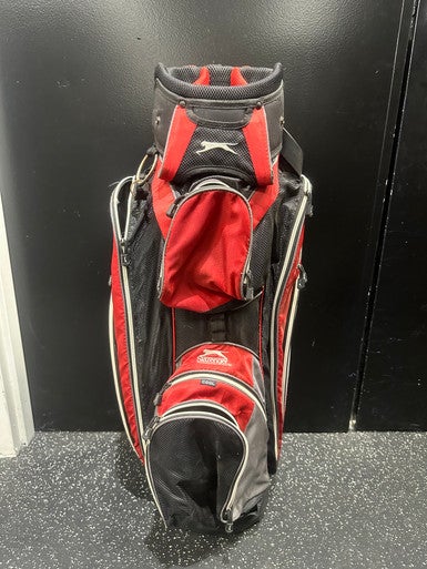 Used Slazenger RED CART BAG Womens Cart Bag Red 11849-S000033433
