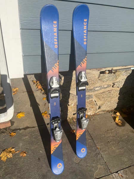Unisex 2023 Defiance 115 cm All Mountain Skis With Bindings (Used)