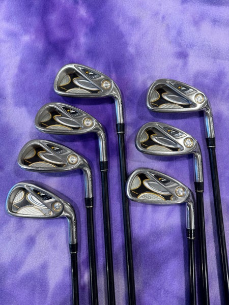 Men's TaylorMade R7 Draw Iron Set Right Handed Regular Flex Steel Shaft (Used)