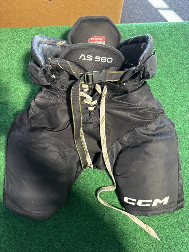 Black CCM Tacks AS 580 Hockey Pants (Used) | Junior Small