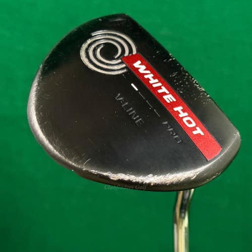Odyssey White Hot Pro V-Line Black Double-Bend 35.5" Putter w/ Super Stroke