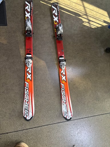 Used Fischer RXJ Boys DH Ski/Binding Red 120 cm 11605-S000209787
