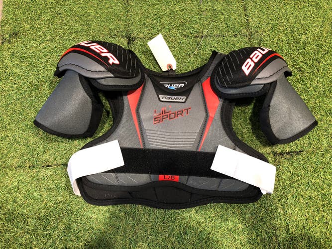 Large Junior Bauer Lil Sport Shoulder Pads (Used)