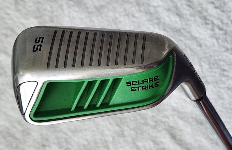 Square Strike 55° Chipper Wedge Golf Club Green RH; Steel Shaft