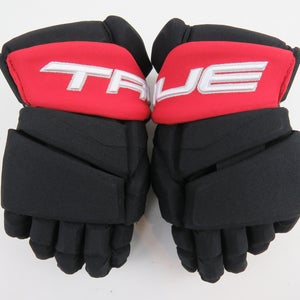 New TRUE NHL Pro Stock Ottawa Senators Hockey Gloves Senior Size 13"