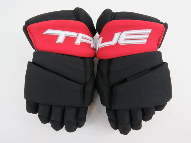 New TRUE NHL Pro Stock Ottawa Senators Hockey Gloves Senior Size 13"