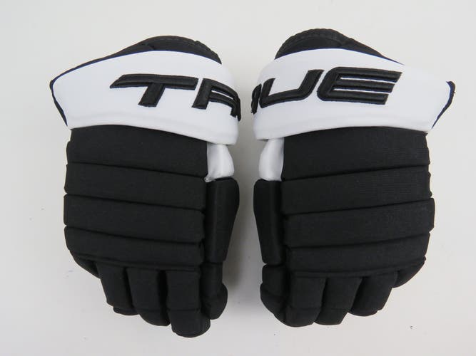 New TRUE NHL Pro Stock Pittsburgh Penguins Hockey Gloves Senior Size 13.5" Black