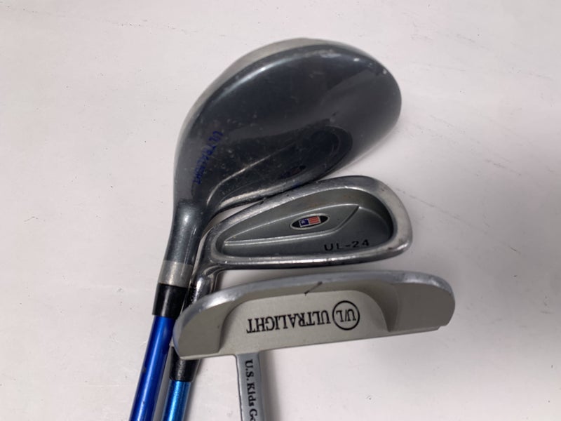 US Kids UL 24 Club Set Driver 8 Putter KidPower 45-31 Youth Graphite Junior LH