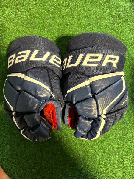 Blue Junior Bauer Vapor 3X Gloves 12" (Used)
