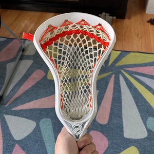 Youth Maverik Strung Bull Head White & Orange Used