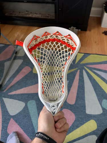 Youth Maverik Strung Bull Head White & Orange Used