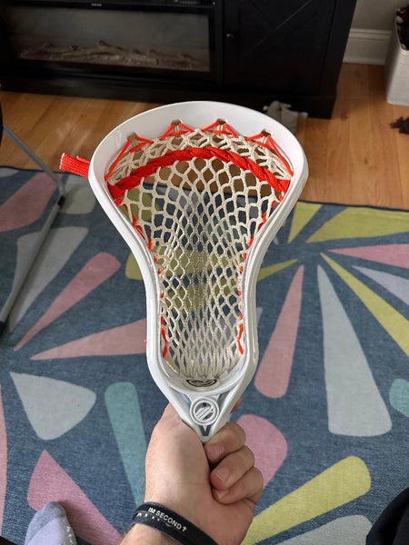 Youth Maverik Strung Bull Head White & Orange Used