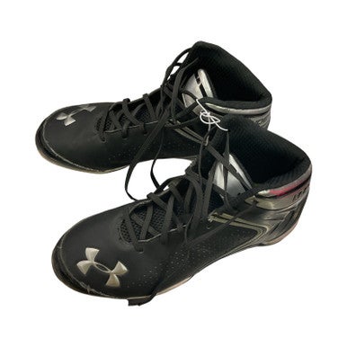 Used Under Armour Youth FB Cleats Black Youth 07.5 11859-S000026836