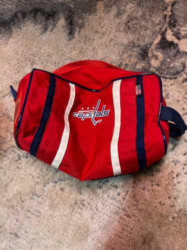Washington Capitals pro stock used 4orte Toiletry Tape Bag
