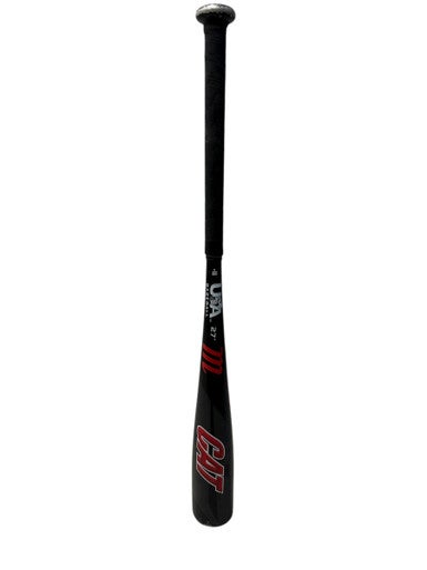 Used Marucci CAT BB/SB USA 2 5/8 Bat Black 28" 11835-S000200768