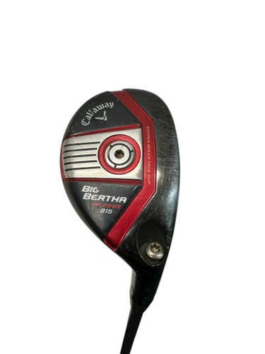 Used Callaway BIG BERTHA ALPHA 815 Mens Hybrid Club RH Black 3 Hybrid 11835-S000200756