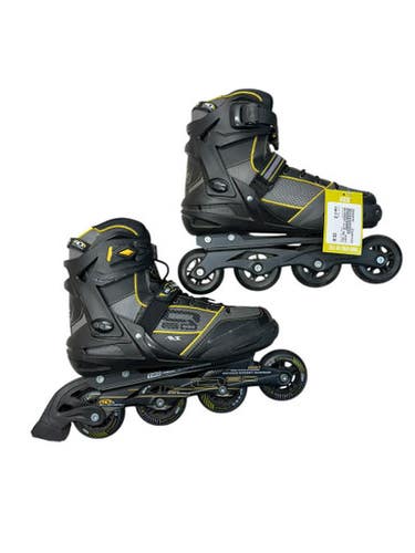 Used RollerDerby ELITE Q60 Senior Rec Fitness Skates Black Senior 10 11835-S000200750
