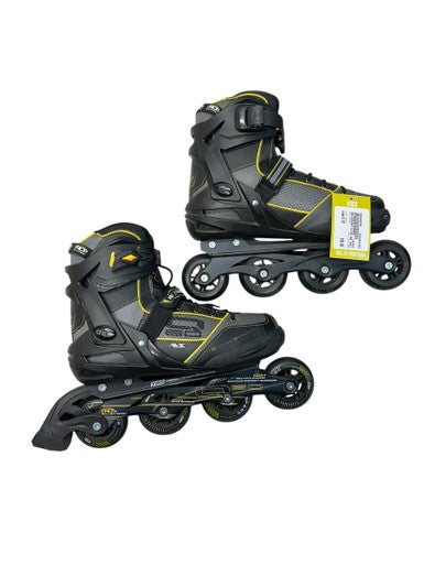Used RollerDerby ELITE Q60 Senior Rec Fitness Skates Black Senior 10 11835-S000200750