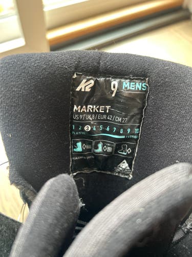 Men's Size M 9.0 (W 10.0) K2 Snowboard Boots (Used)