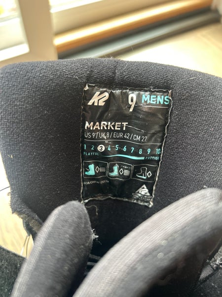 Men's Size M 9.0 (W 10.0) K2 Snowboard Boots (Used)