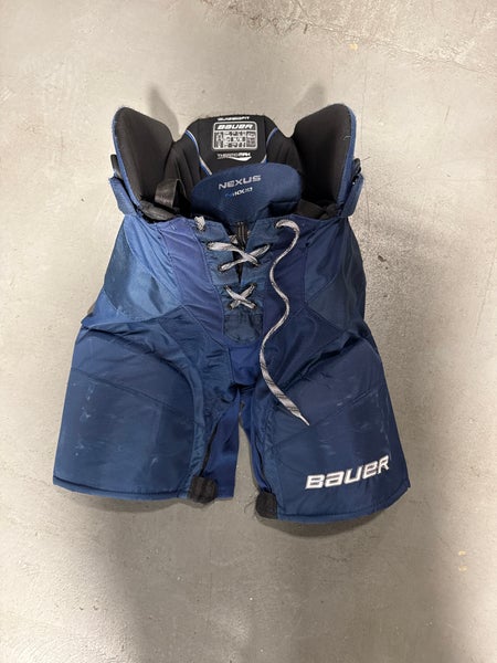 Navy Blue Bauer Nexus 8000 Hockey Pants (Used) | Senior Medium