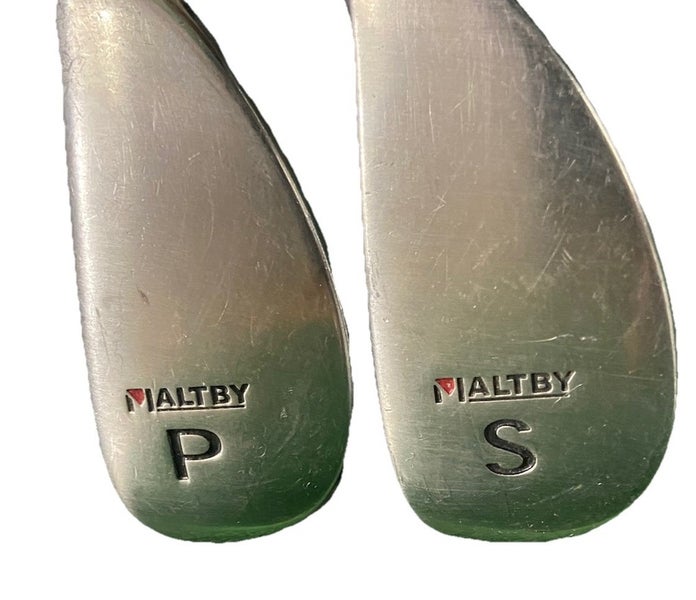 Maltby Glider X PF851+ Wedge Set PW, SW Stiff Steel 35.5" RH Nice Jumbo Grips