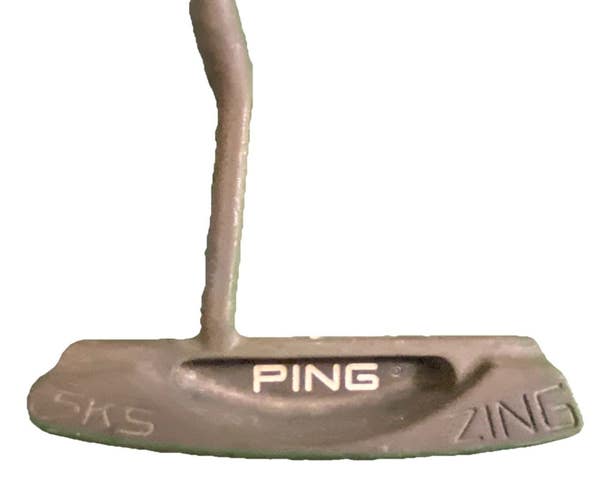 Ping Zing 5KS Long Slant Neck Manganese Bronze Putter 34.5" RH Nice Grip Sweet