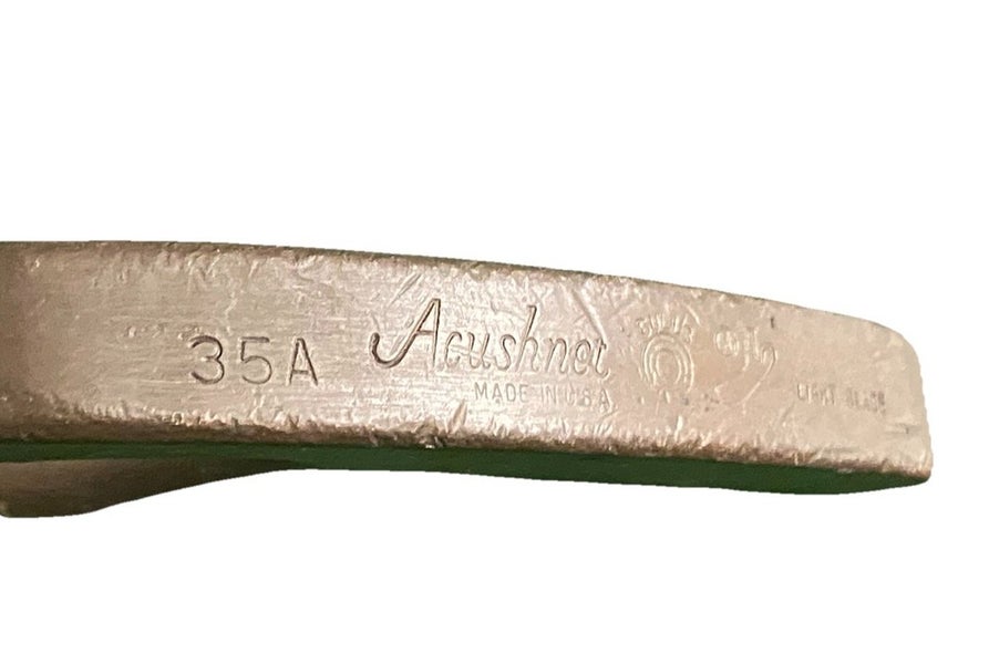 Acushnet 35A Bullseye Light Blade Putter Fluted Steel 34.5" Original Grip RH LH