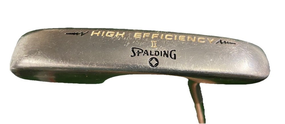 Spalding High Efficiency II Blade Putter 2* Steel 35" RH Original Vintage Grip
