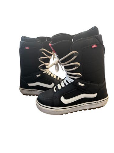 Used Vans HI STANDARD OG Mens Snowboard Boots Black And White Senior 10.5 10299-S000302535