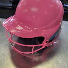 Used RIP-IT HELMET W MASK 6 - 6 7/8 Batting Helmet w/Mask Pink One Size 11497-S000153584