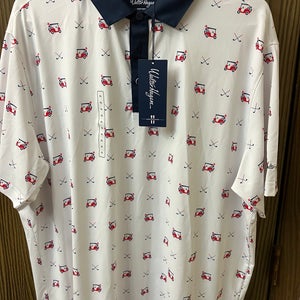 White XL Men's Polo Shirt (New)