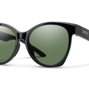 Smith Fairground Sunglasses Black Frame, Polarized Gray Green Lens
