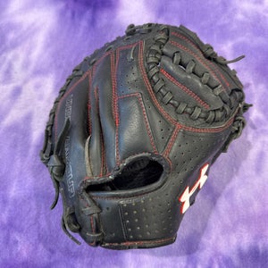 Black Under Armour UACM-100Y RH Catcher's Baseball Glove 31.5" (Used)