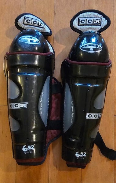 Senior CCM Tacks 652 Shin Pads 16" (Used)