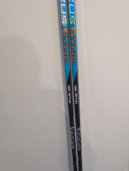 Intermediate Bauer Nexus Sync Right Handed Hockey Stick P28 55 Flex (Used)