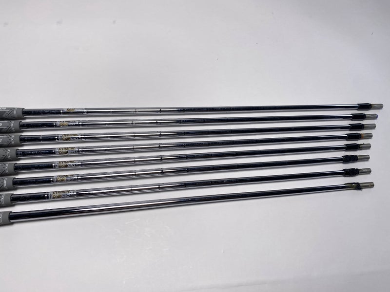 True Temper Dynamic Gold X100 XStiff Iron Set 8 Shafts 34''-37.25''- Pull 0.355