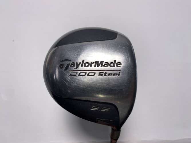 TaylorMade 200 Steel Driver 9.5* Lite 90g Stiff Graphite Mens RH -1''
