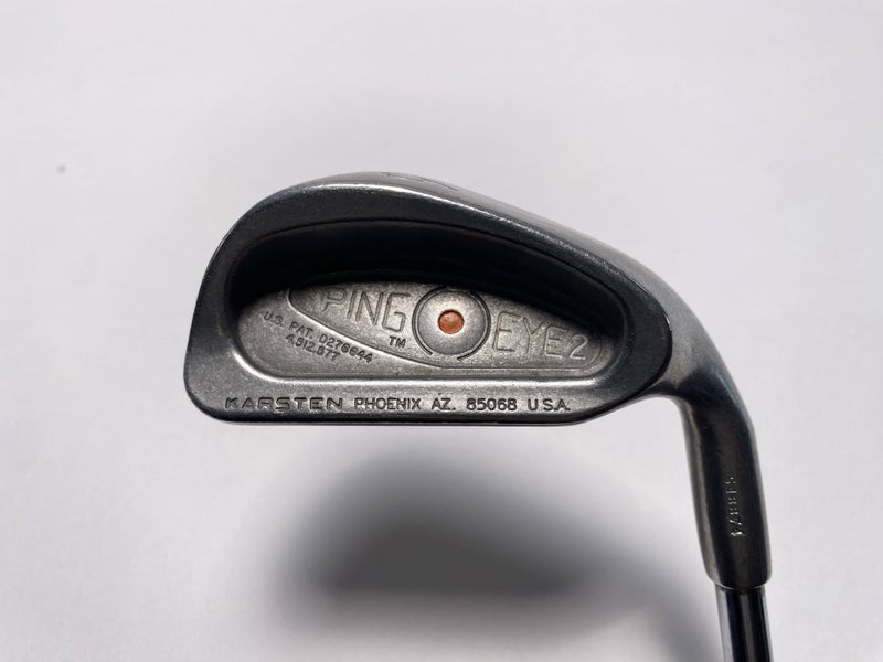 Ping Eye 2 Single 6 Iron Orange Dot 2* Flat Karsten ZZ-Lite Regular Mens RH