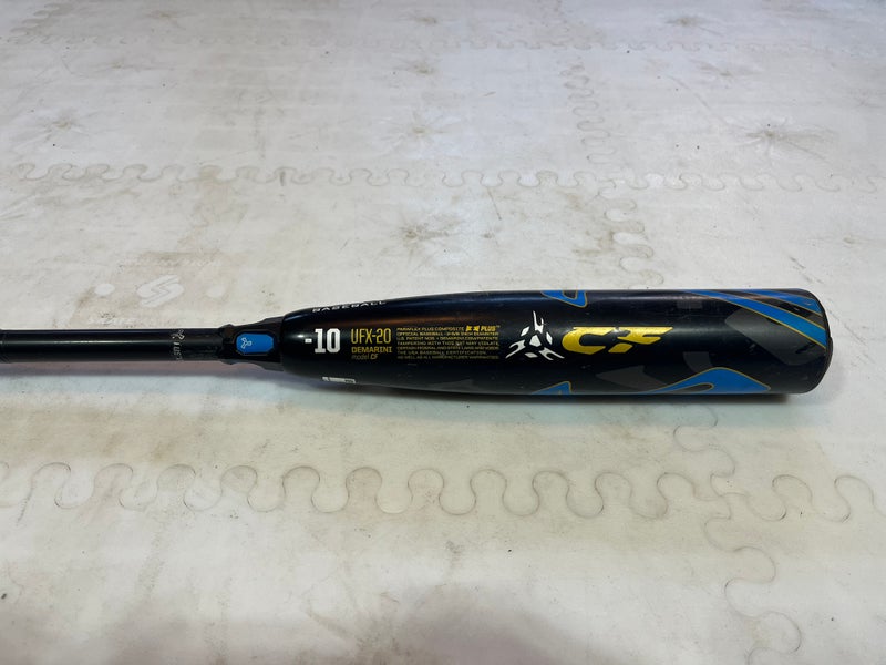 2020 DeMarini CF Composite USABat Certified Bat (-10) 20 oz 30" (Used)