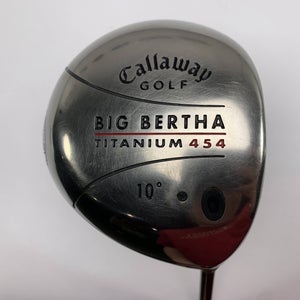Callaway Big Bertha Titanium 454 Driver 10* Tour AD YSQ 65g Stiff RH