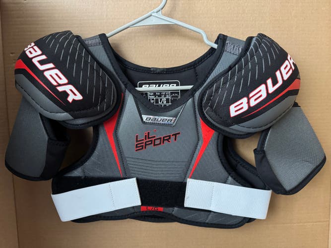 Large Youth Bauer Lil Sport Shoulder Pads (New)