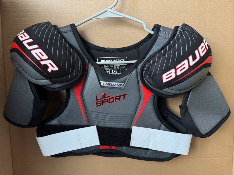 Large Youth Bauer Lil Sport Shoulder Pads (New)