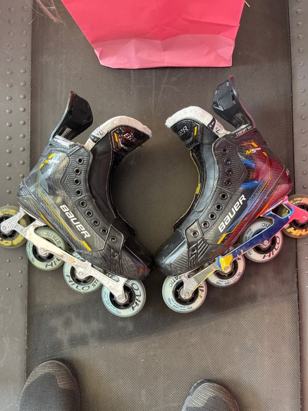 Bauer Supreme M5 Pro Hockey custom inline Skates 7.5 (Used)