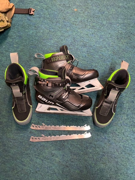 2022 Bauer Konekt HF2 Hockey Goalie Skates Regular Width 7 (Used)