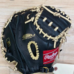 Black Rawlings Highlight Series RH Catcher's Baseball Glove 31.5" (Used)