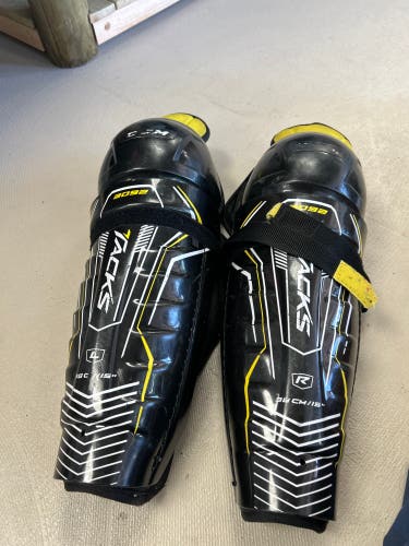 Senior CCM Tacks 3092 15" Shin Pads (Used)