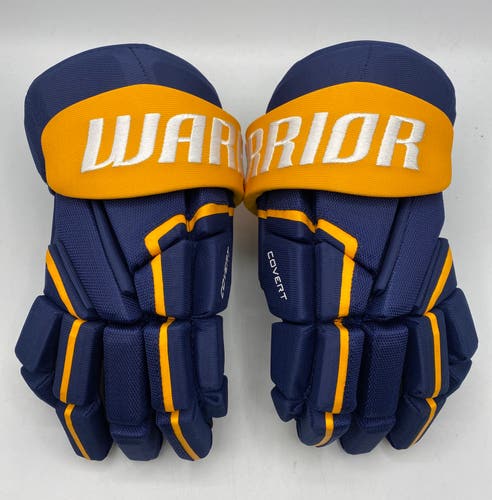 NEW Warrior QR5 30 Gloves, Navy/Gold, 15”