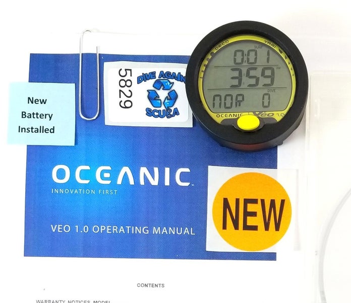 NEW Oceanic Veo 1.0 Scuba Dive Computer Puck Module Air & Nitrox Veo 1 nx #5829